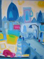 Neo Expressionismus Neal Turner "Quai de Montebello" Paris