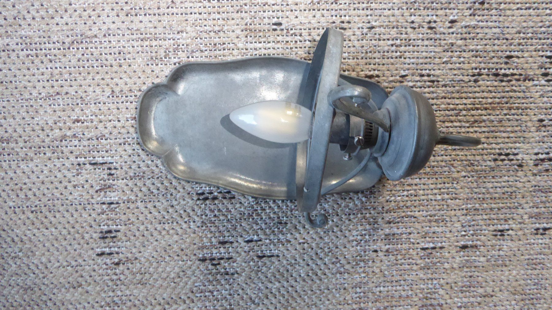 Lampade: antike Wandlampe ohne Glas – Usato da Sargans venduto da Benziner 2