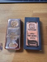 50 x 1Kg Gramm 999 Feinkupfer- Kupferbarren von German Mint