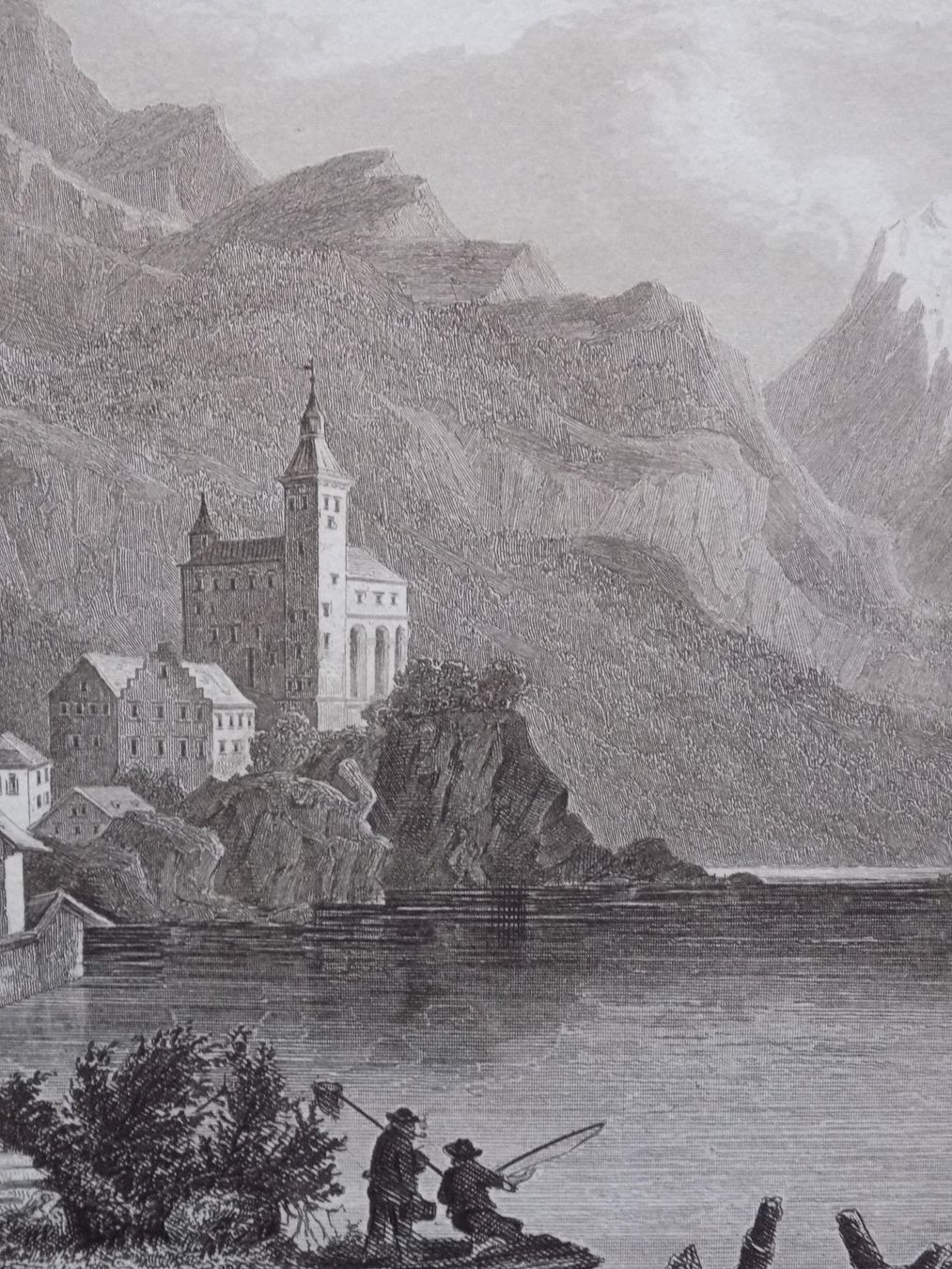 Gravures: Der Monte Rosa von Visp aus – D'occasion à Risch par Rischli15 4