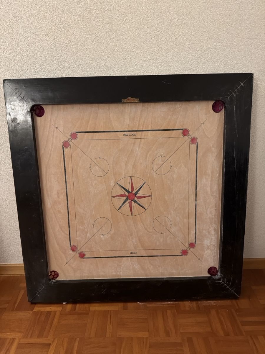 Giochi: Full size professional Carrom Board with Coins – Nuovo (secondo la descrizione) da Zürich venduto da smanaswi