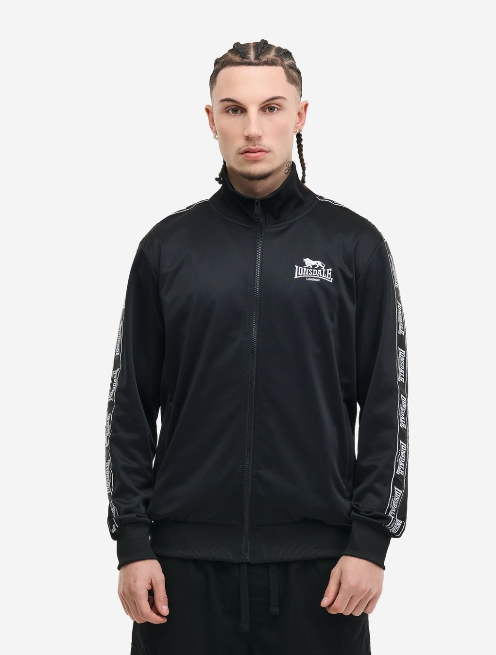 Lonsdale Giacche: Lonsdale Morpeth Trainingsjacke Schwarz M – Nuovo e nell'imballaggio originale da Düdingen venduto da BluePalm
