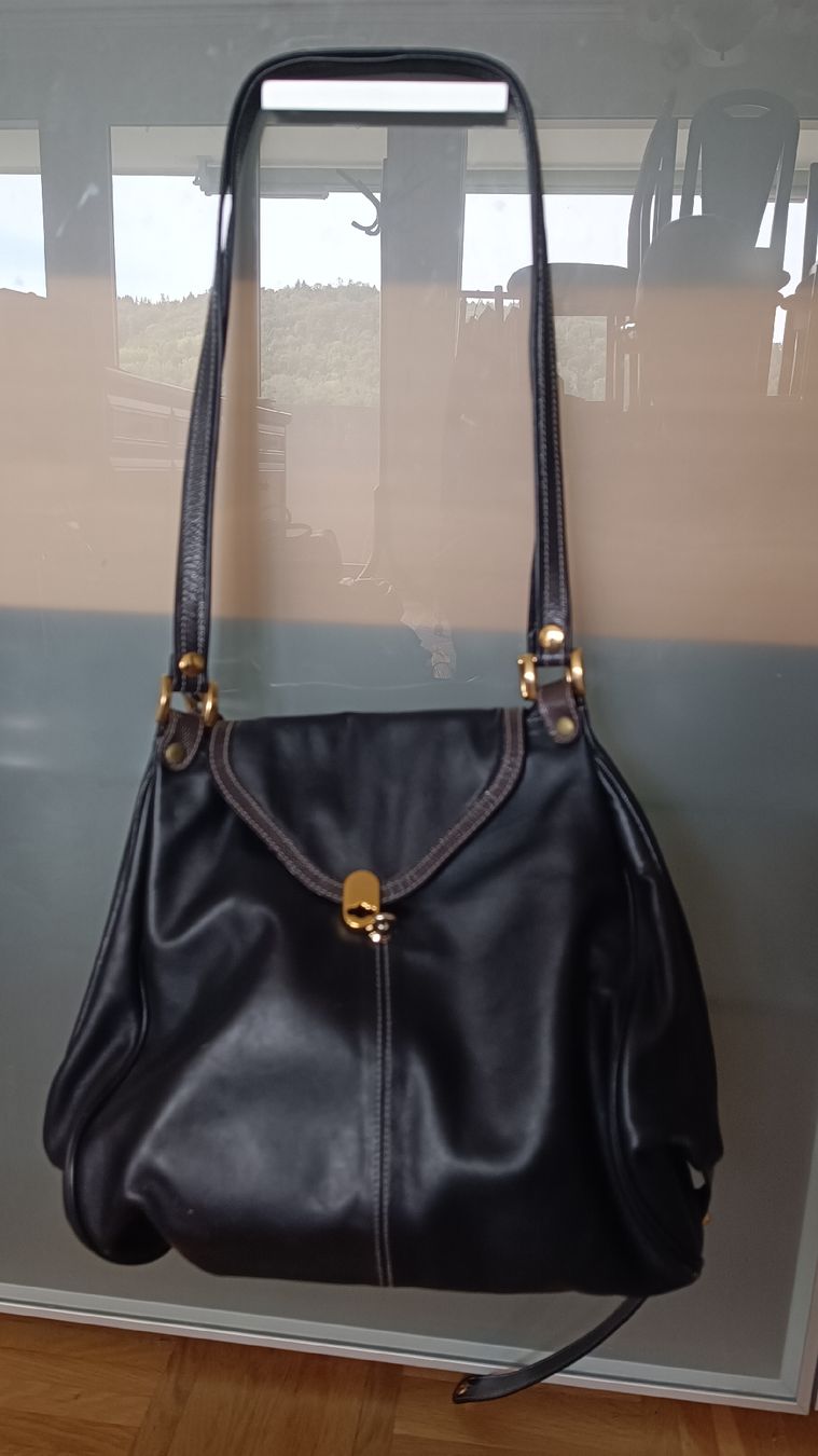 Bally Borse da donna: Elegante schwarze Ledertasche – Usato da Baden venduto da zuppel