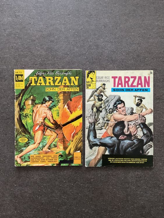 Fumetti: 2x TARZAN Comics, Nr. 73+74, Rarität! – Usato da Jegenstorf venduto da BAVARIA4CH