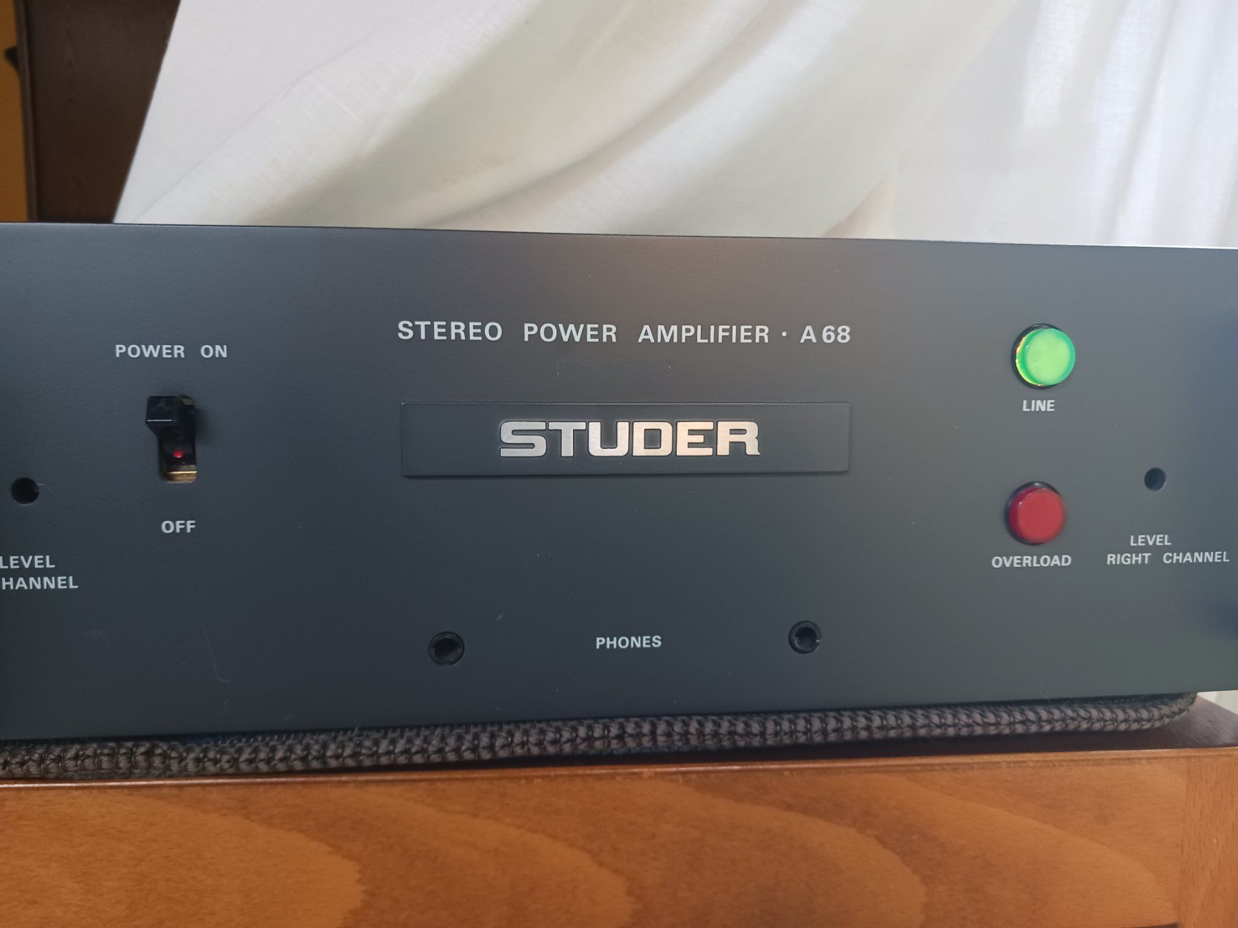 Studer Amplificatori: Studer A68 - Stereo Power Amplifier – Usato da Cimadera venduto da fabio.bosi 1