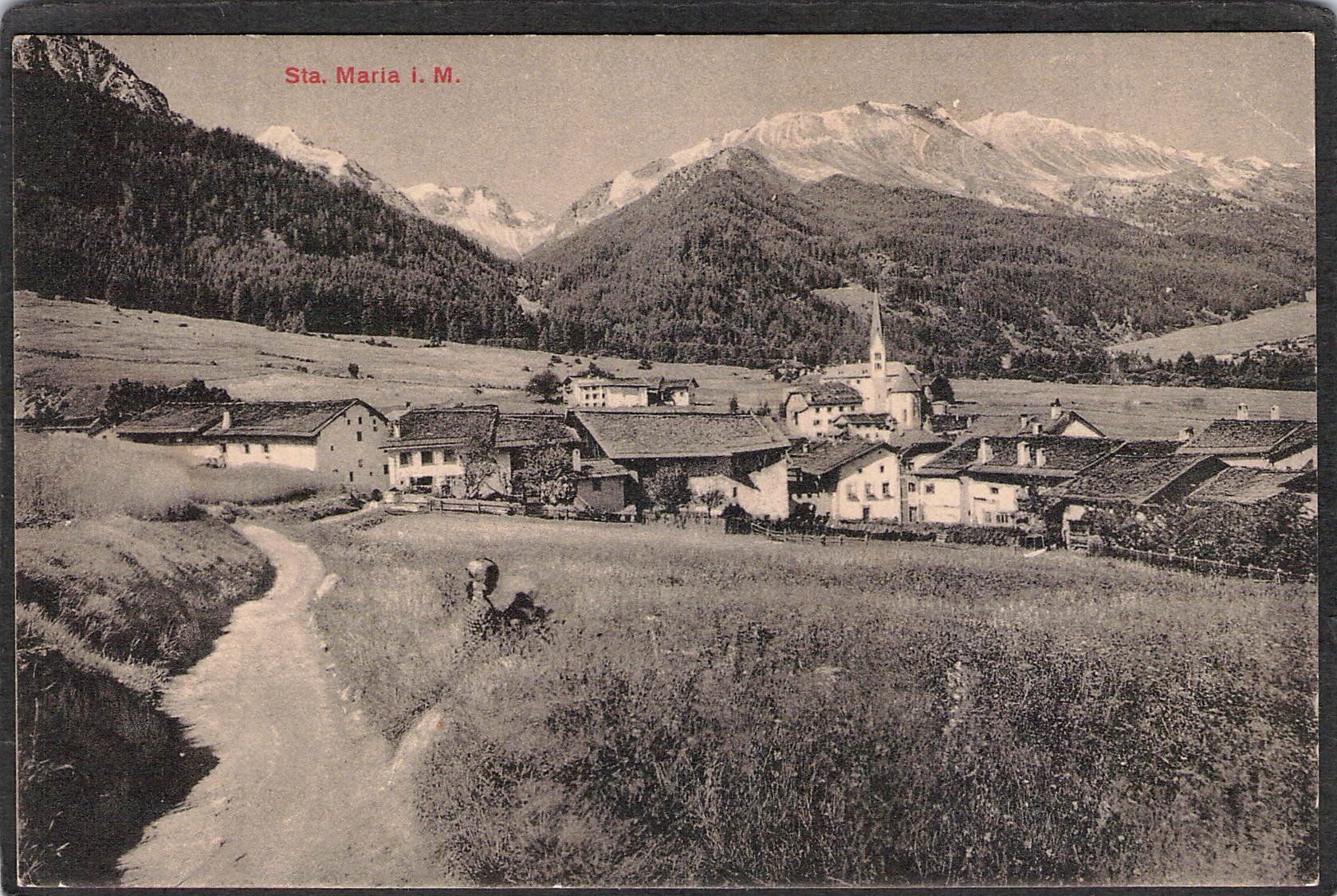 Cartoline postali: #Sta. Maria i.M. GR , gel. Feldpost – Usato da Reichenburg venduto da Pipo-67