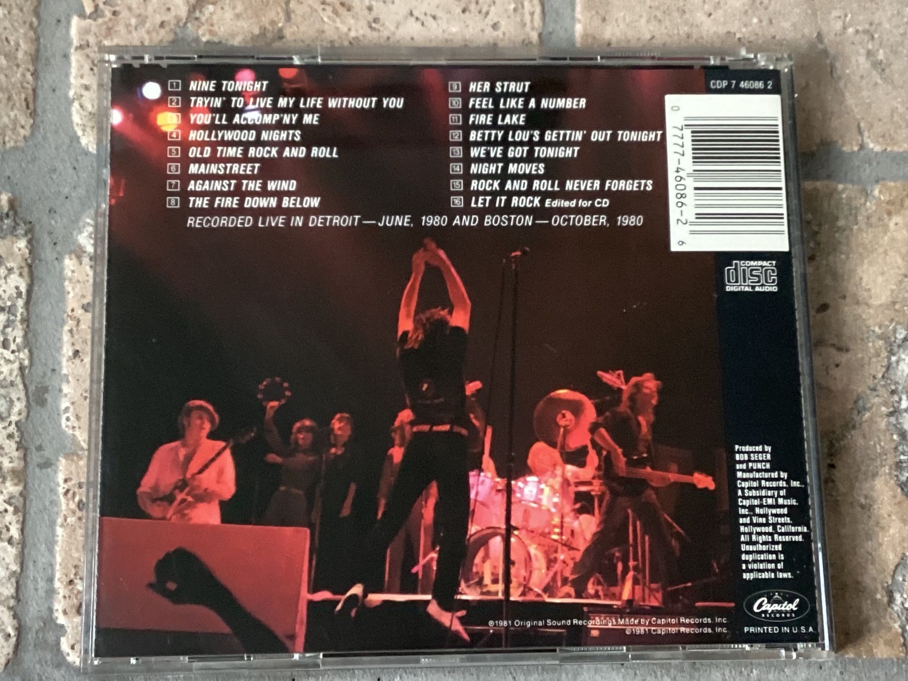 CD: Bob Seger & the Silver Bullet Band, Nine Tonight, 1981 – Usato da Mörschwil venduto da Monzar 2
