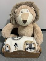 Babyblanket und Plüschlöwe