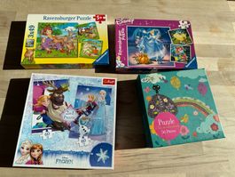 Verschiedene Kinderpuzzles