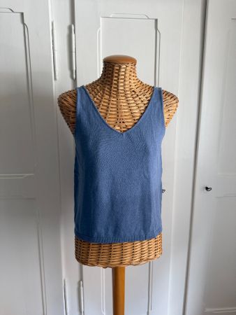 MUS & BOMBON - Feinstrick Top pastellblau S