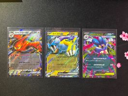 Pokemon 3x card Ex JP Storm Emeralda m6