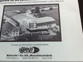 Bärtschi Landmaschinen Prospekt -Top Zustand- Selten!