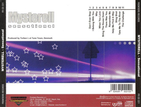 CD: Mysterell – Sensational – Nuovo e nell'imballaggio originale da Gingins venduto da Demonseed 1