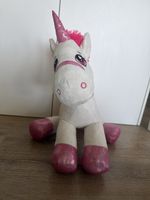 Kuscheltier Einhorn weiss pink