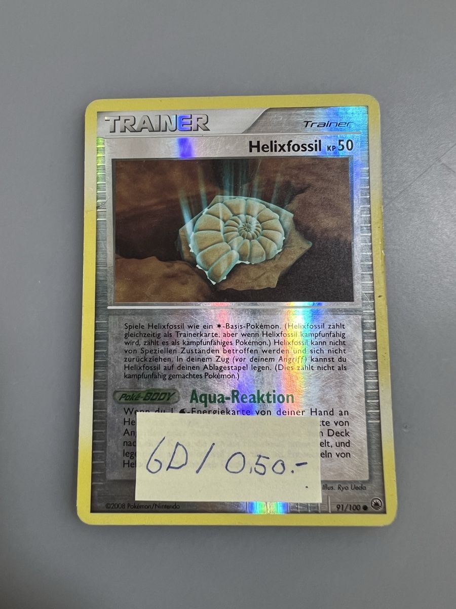 Pokémon Carte collezionabili: Domfossil/ Helixfossil – Usato da Muttenz venduto da Michugee97