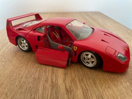 Ferrari F40 Modellauto rot 1:18 guter Zustand