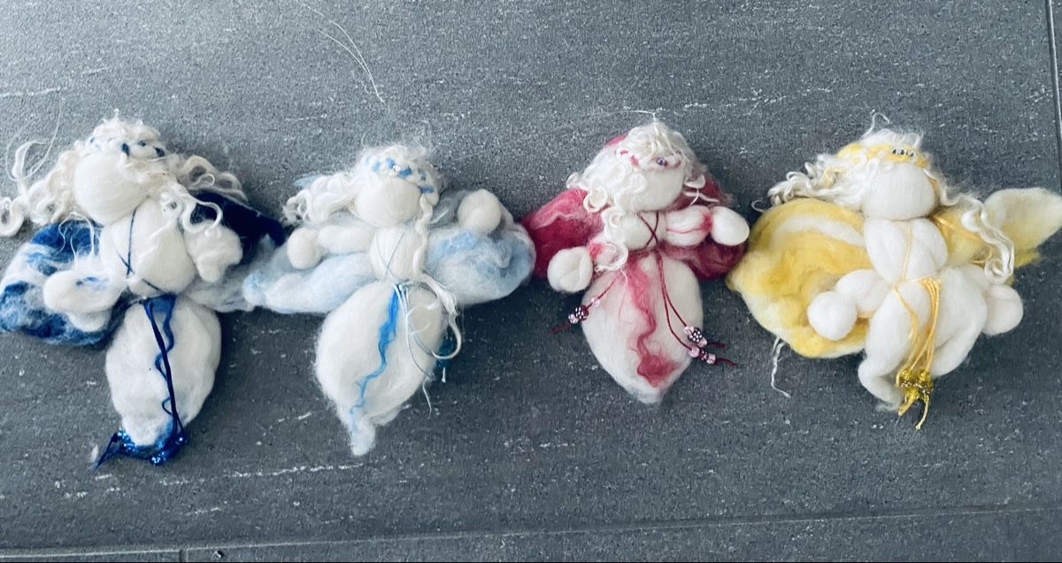 Tutte le decorazioni: FILZENGEL HANDGEFERTIGT PRO STÜCK – Nuovo e nell'imballaggio originale da Malters venduto da Kuettel1 5