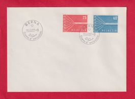 BERNA it. Et. Stempel auf Blanco FDC !