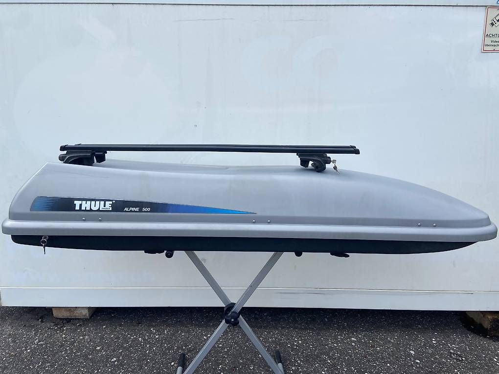 Box da tetto: Dachbox Thule Alpine 500 mit oder ohne Dachträger – Usato da Leuzigen venduto da Doppelrad