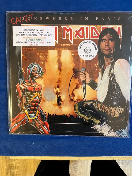 Iron Maiden caught Somewhere in Time bootleg live in Paris Kaufen auf