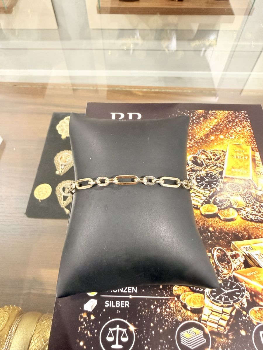 Bracciali & Braccialetti: 14 Karat Gold Armkette – Usato da Frauenfeld venduto da BijouterieRhyhof 1