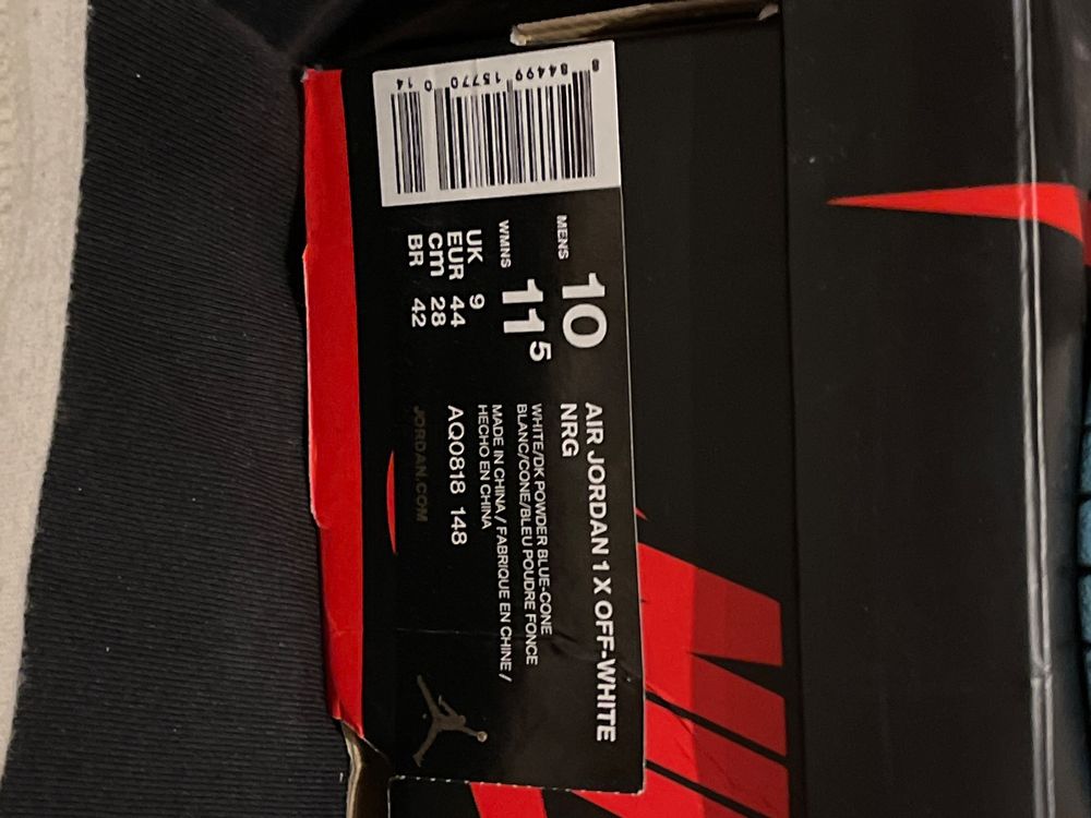 stockx unc off white