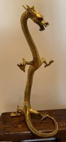 Goldener Vintage Drache aus Messing – Glücksbringer 🐉
