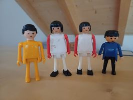 4 personaggi Super Play, Play Carrera + altro, vintage