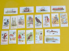 CHOCOLAT TOBLER LOT SAMMELKARTEN UM 1900