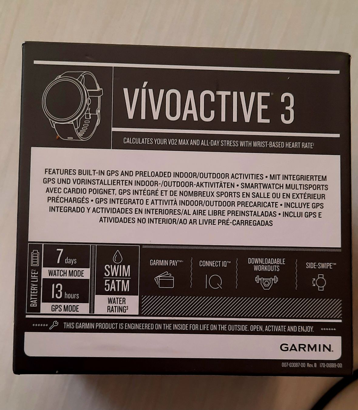 Garmin Smartwatch: Garmin Vivoactiv 3 – Usato da Basel venduto da Hammerhai 2
