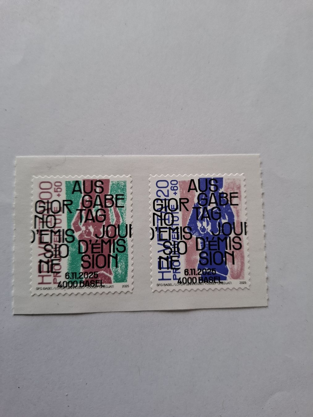 Alle Briefmarken: Pro Juventute Ersttag 6.11.2025 – Gebraucht aus Zürich von Her_by2w 1