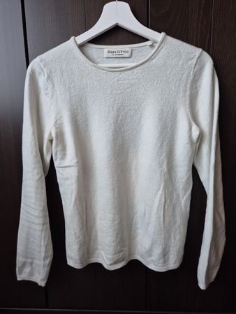 Marc O’Polo Strickpullover in cremeweiß, Gr. S