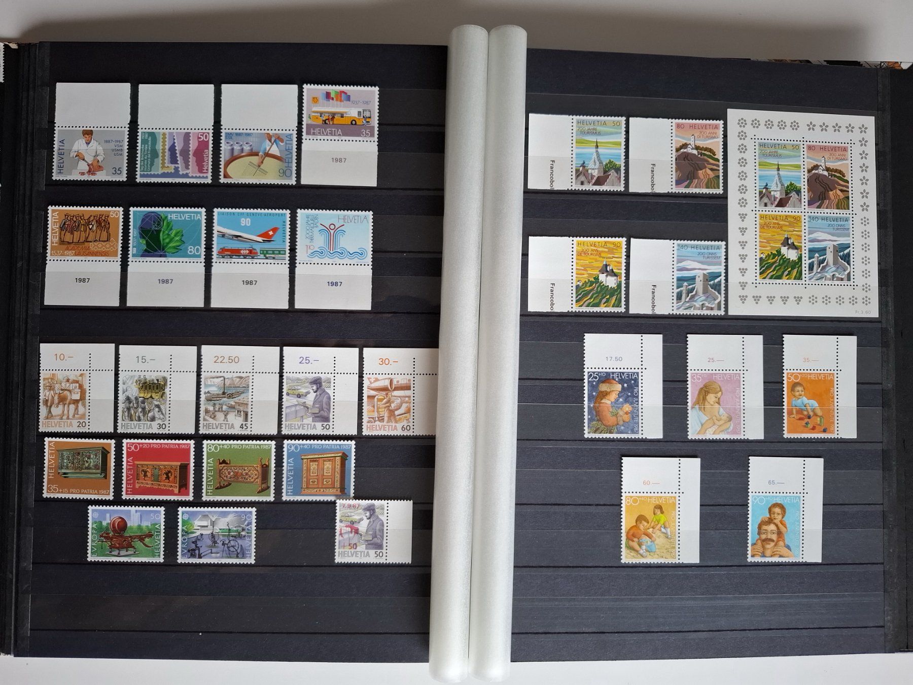 Tutti i francobolli: Schweiz 1987  Postfrisch. – Nuovo (secondo la descrizione) da Schaffhausen venduto da R_Muzh