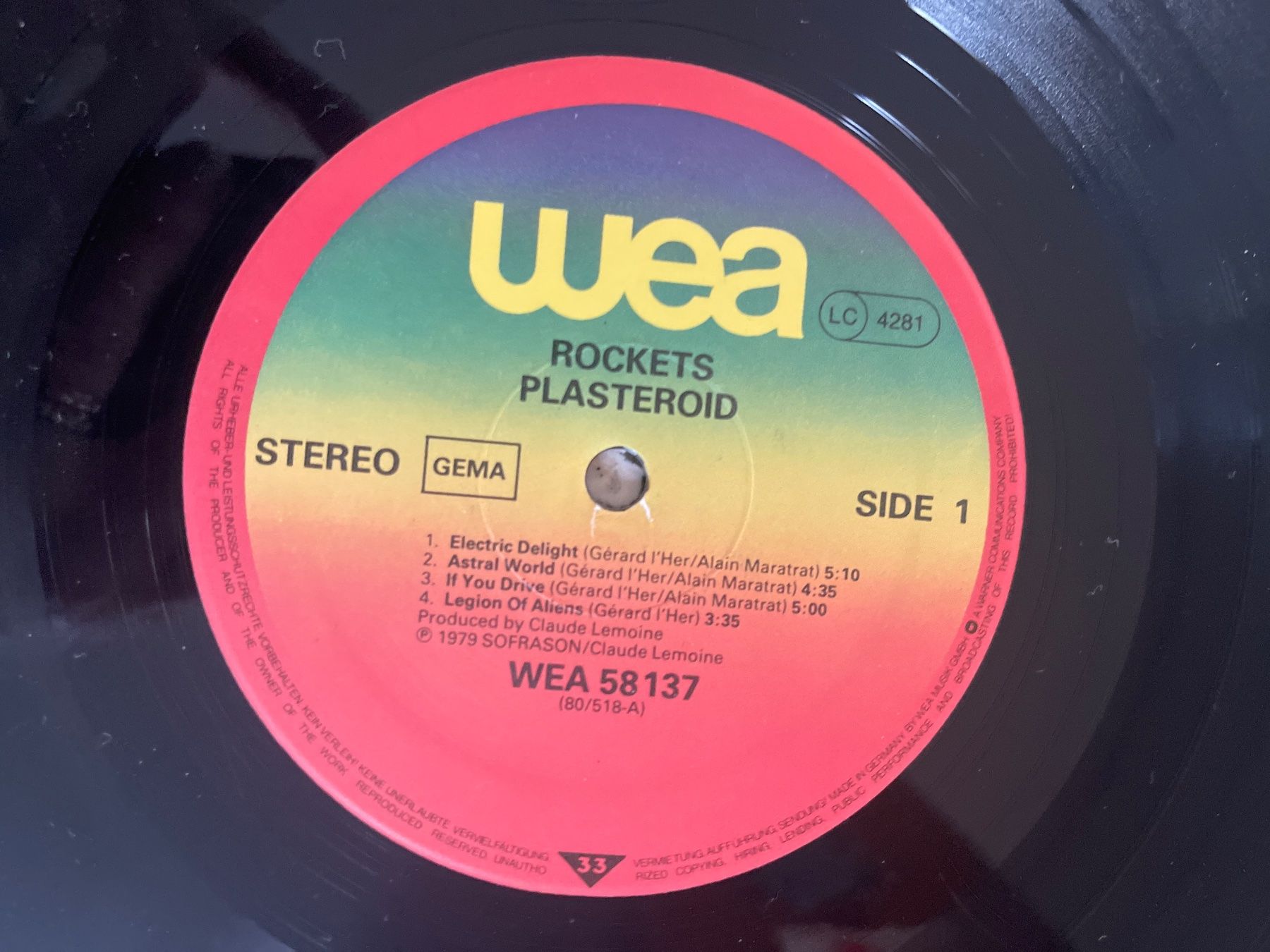 Schallplatten: P3/Rockets - Plasteroid – Gebraucht aus Frutigen von Philippe_jsp 2