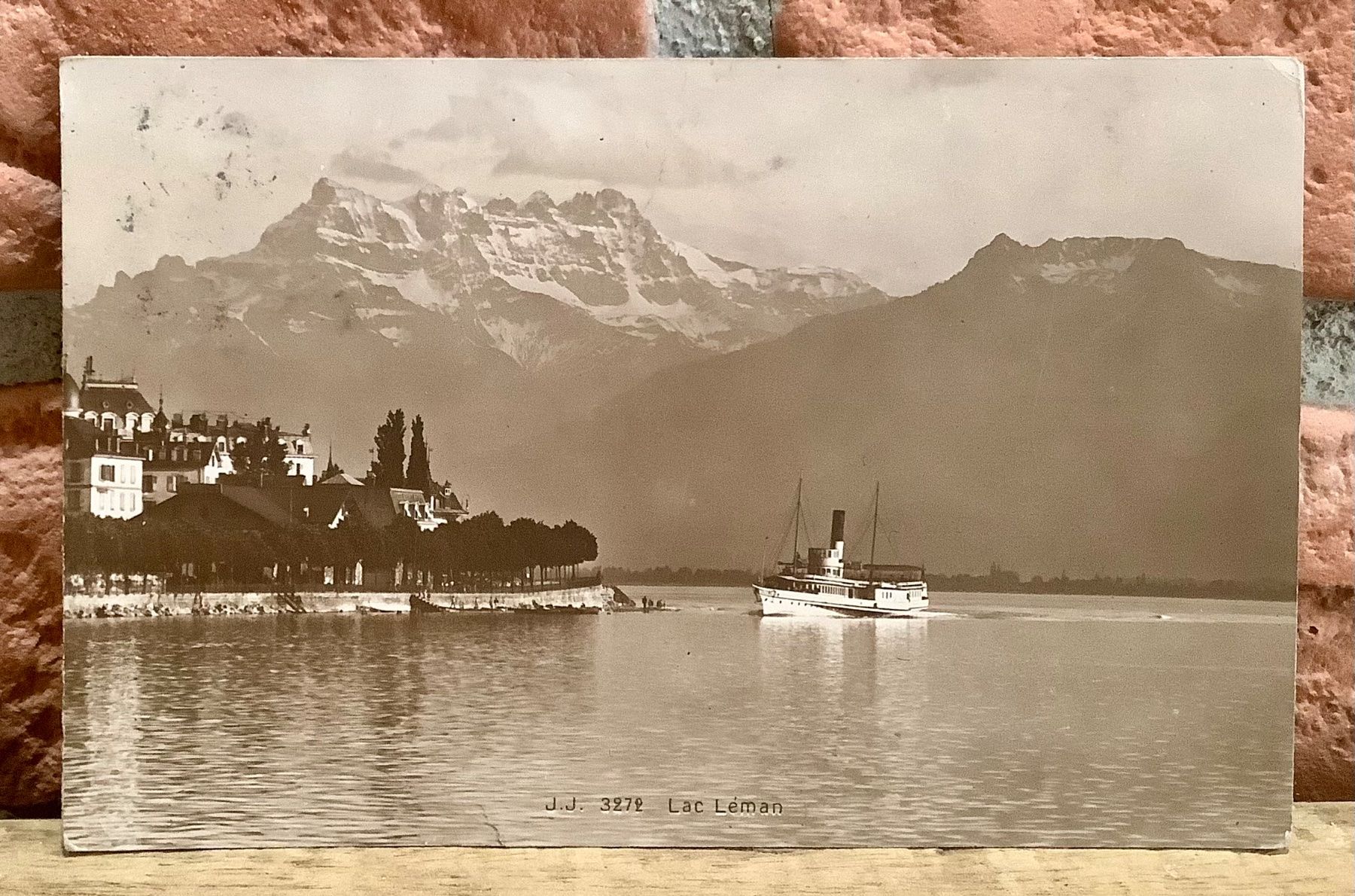 Ansichtskarten: 1916 - LAC LEMAN - Dampfschiff – Gebraucht aus Root von ENGLAND-TREASURES