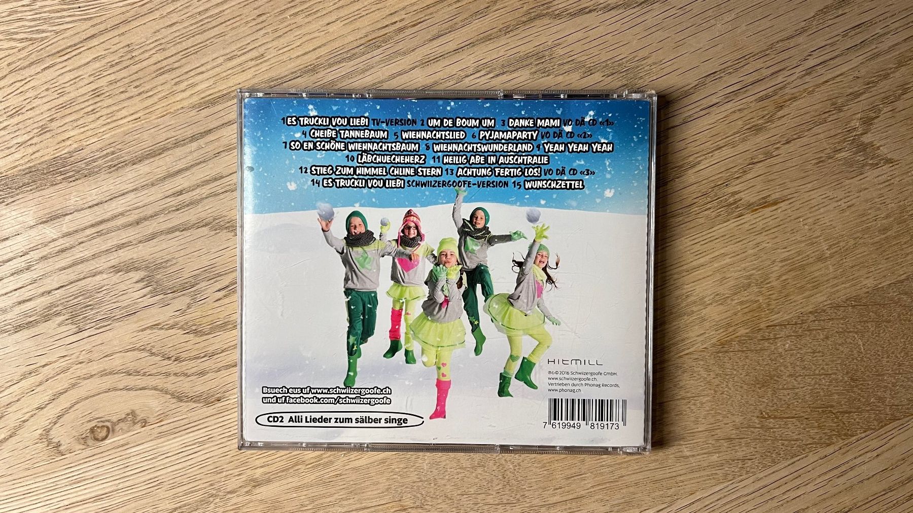 CDs: Schwiizergoofe "Es wiehnachtet" CD – Gebraucht aus Hondrich von Greppen37 3