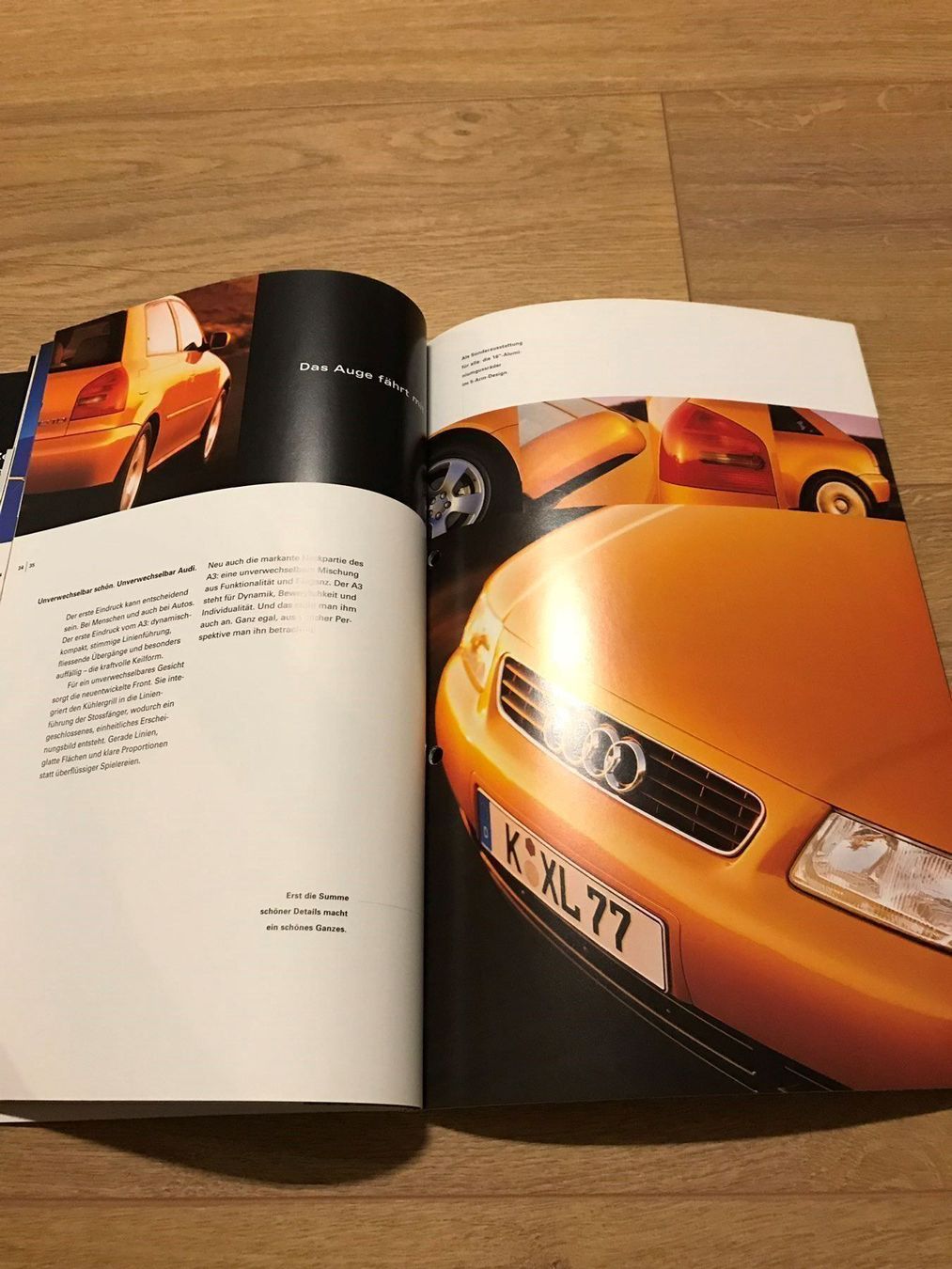 Audi Dokumente: Audi A3 Prospekt 1997 oder 2000 – Gebraucht aus Freienstein von Golfbueb 7