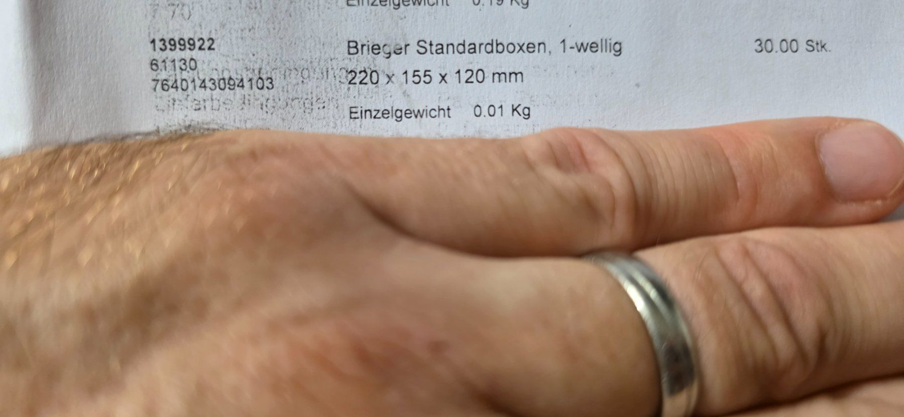 Kartons: Brieger Versandboxen 220x155x120mm – Neu und originalverpackt aus Neuhausen von david.schwarz86 2