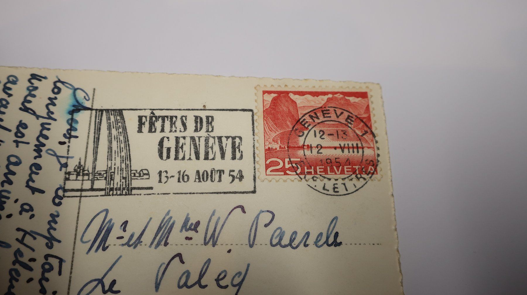 Cartoline postali: Genève Le jet d'eau – Usato da Cormoret venduto da Pascalll2001 3