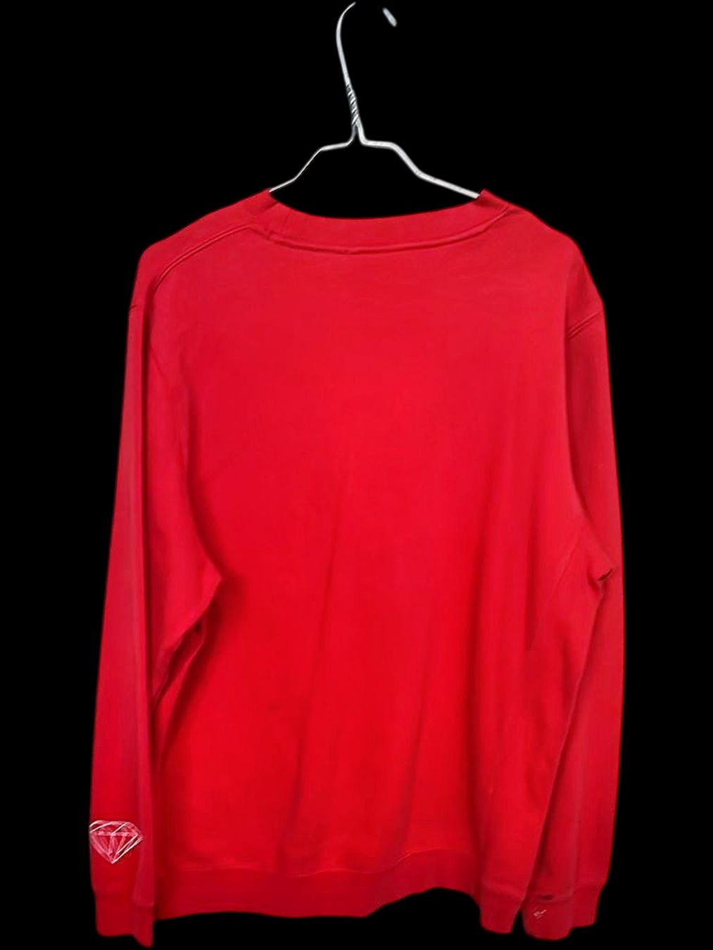 T-shirt: Diamond Supply Co. Rotes Sweatshirt mit Grafik-Logo – Usato da Zug venduto da vinokilo 4