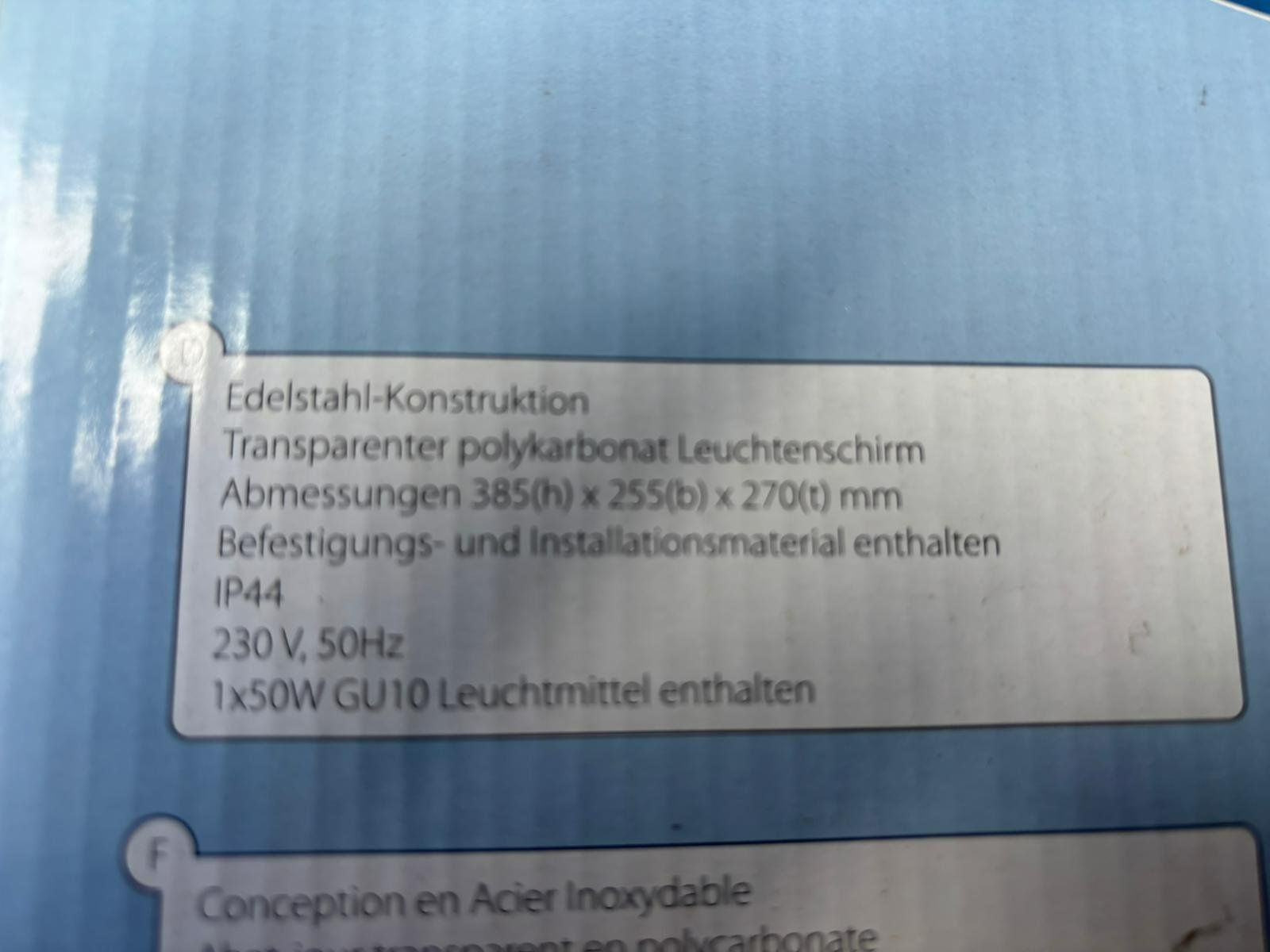 Lampen: Aussenleuchte NEU  AkkuLED Edelstahl – Neu und originalverpackt aus Regensdorf von RCM_8105Regensdorf 3