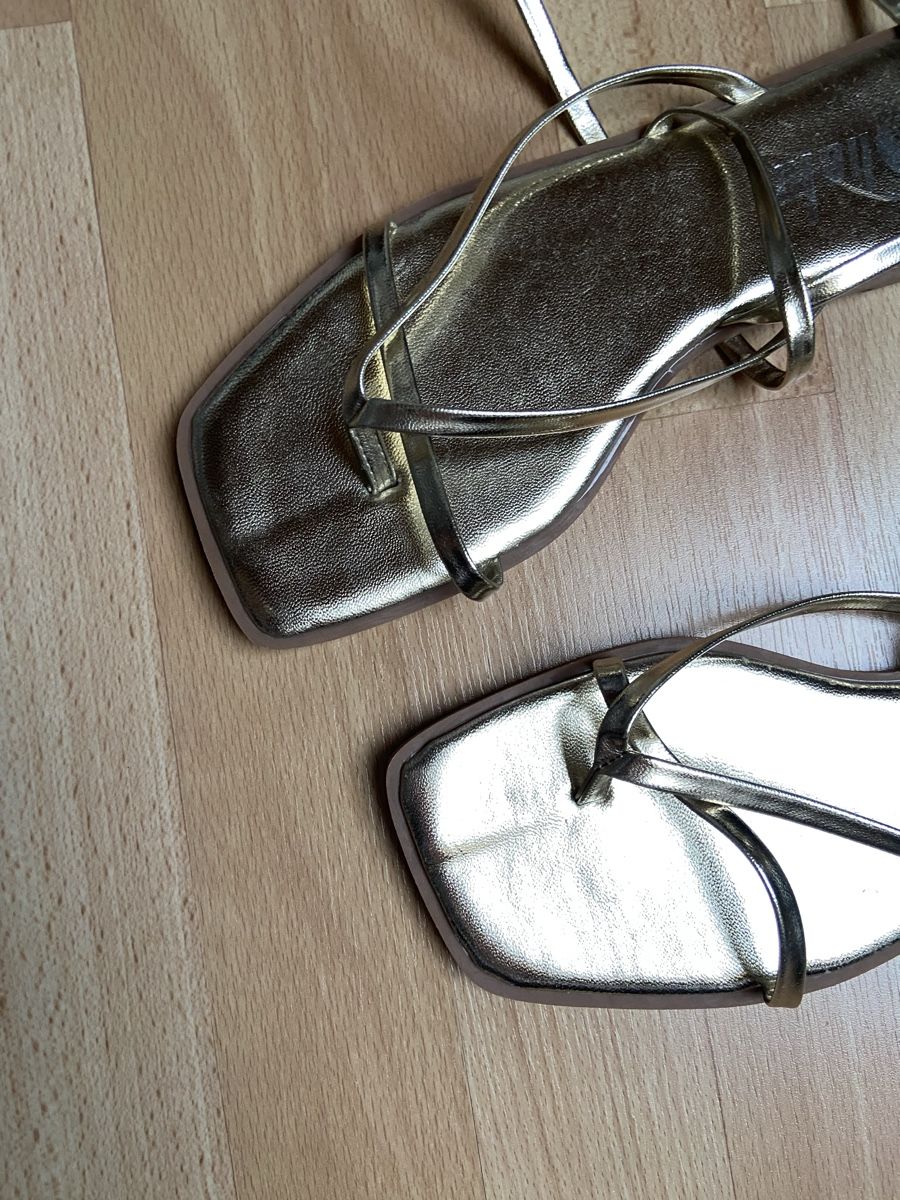 Scarpe da donna: Sandales dorées taille 38 – Usato da Mont-sur-Lausanne venduto da lau_2775 3