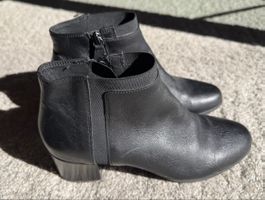 Damen Stiefeletten Geox schwarz Leder Gr. 38