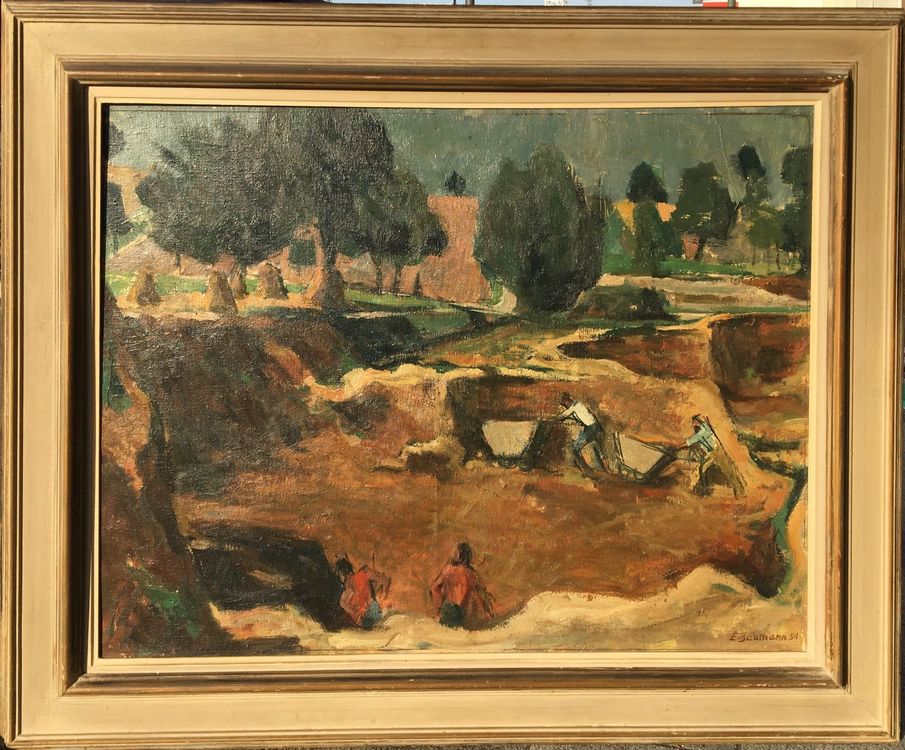 Ernst Baumann(19091992) grosses Gemälde Kaufen auf Ricardo