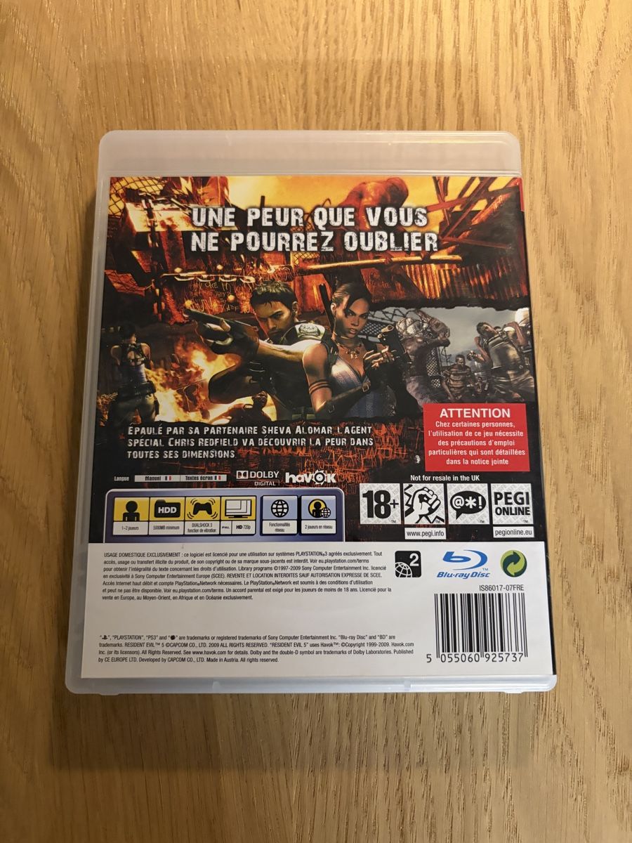 Sony Spiele: Resident Evil 5 - PlayStation 3 – Gebraucht aus Pully von FunkyGames 1