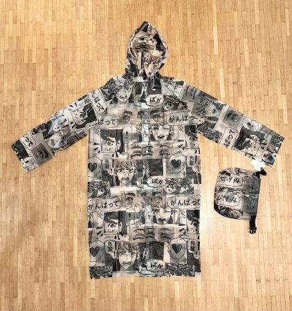 Sammelstück CROPP Regenmantel one size Manga Pannels