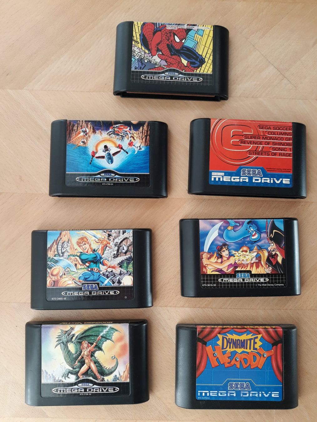 Sega Konsolen: Sega Mega Drive mit Master System Converter und 17 Games – Gebraucht aus Münsingen von Jedi909 3
