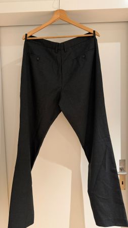 BOSS Anzughose 100% Schurwolle Dunkelgrau Gr. 52