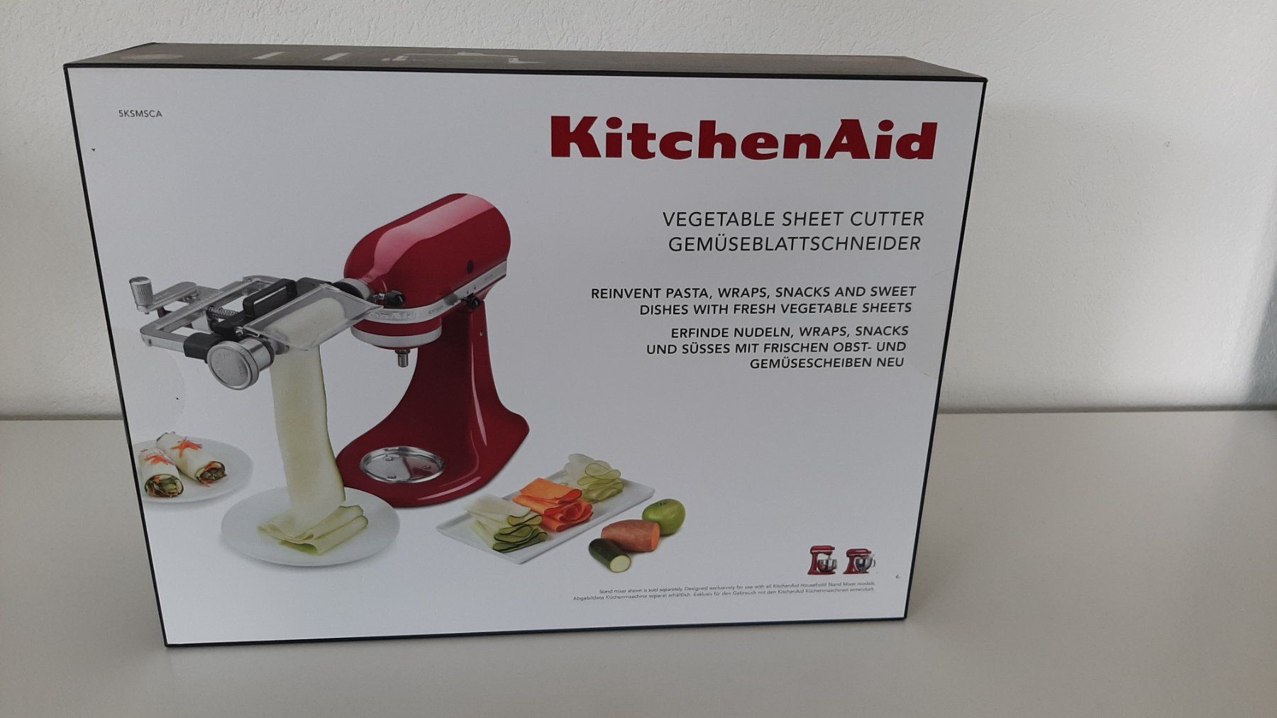 Kitchenaid Küchengeräte: Kitchen Aid Gemüseblattschneiderzubehör 5KSMSCA – Neu (gemäss Beschreibung) aus Aarburg von i_c6r8