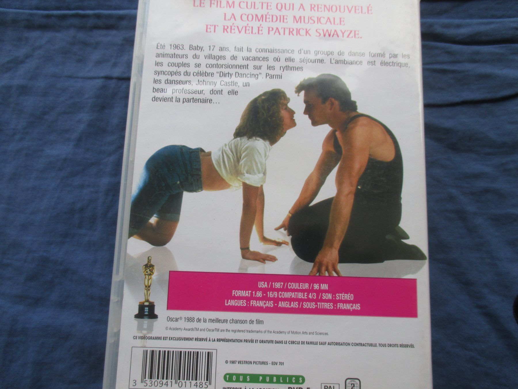 Tutti i DVDs: Dirty Dancing (Patrick Swayze) – Usato da Colombier NE venduto da Nevenma 1